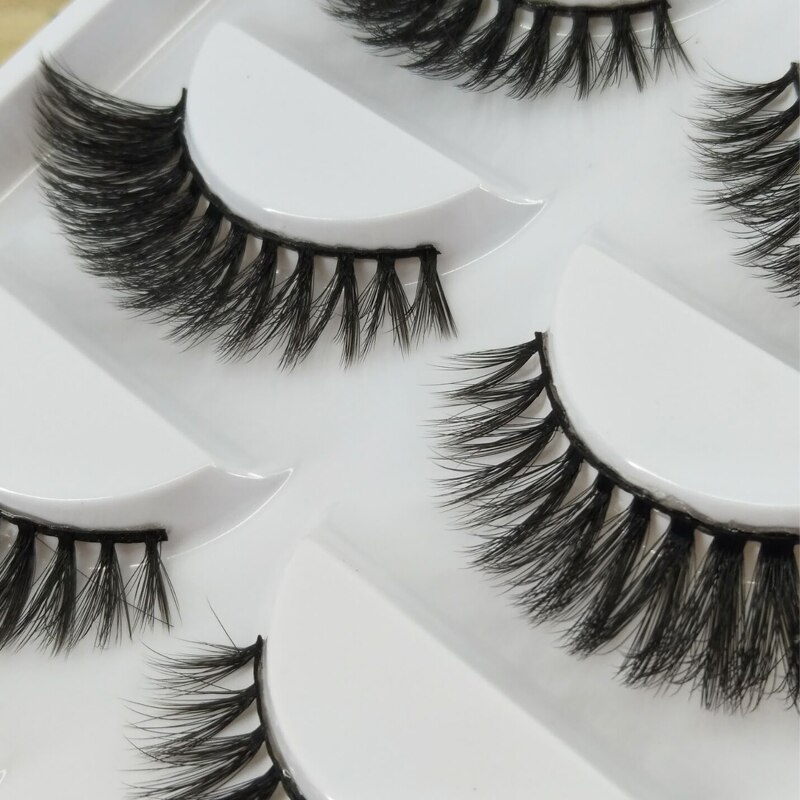 10  100 % ¥ ¥ ũ Ӵ 3D ڿ  Ӵ 3d ũ Ӵ Ʈ Ӵ Ȯ ũ ŰƮ Cilios H02/10 pairs 100% Real Fake Mink Eyelashes 3D Natural False Eyelashes 3d